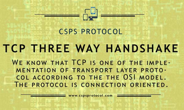 TCP Three Way Handshake